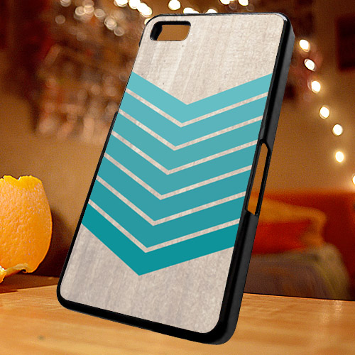 Teal Wood Chevron Iphone 4/4s, Iphone 5, Samsung Galaxy S3, Samsung S4, Blackberry Z10, Ipod 4 And Ipod 5